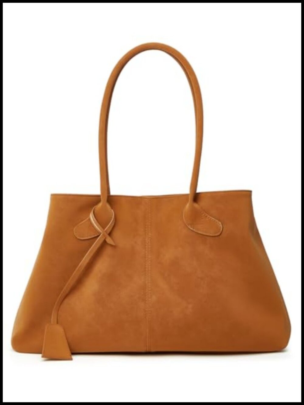 Vegan Leather Large Tote Shoulder Satchel Top Handle Commuter Bag
